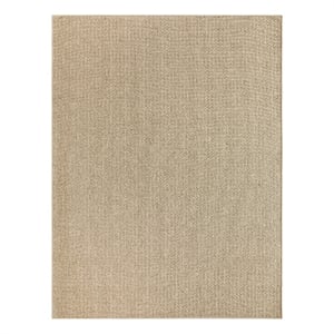 Nourison Home Tulum 10' x 14' Fabric Taupe Area Rug