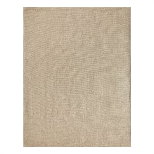 Nourison Home Tulum 10' x 14' Fabric Taupe Area Rug