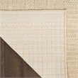 Nourison Home Tulum 10' x 14' Fabric Cream Area Rug