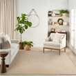 Nourison Home Tulum 10' x 14' Fabric Cream Area Rug