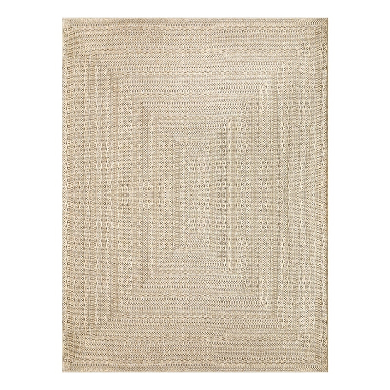 Nourison Home Tulum 10' x 14' Fabric Cream Area Rug