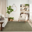 Nourison Home Tulum 10' x 14' Fabric Olive Area Rug
