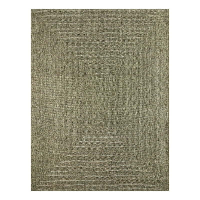 Nourison Home Tulum 10' x 14' Fabric Olive Area Rug