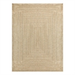 Nourison Home Tulum 10' x 14' Fabric Taupe Grey Area Rug