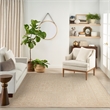 Nourison Home Tulum 10' x 14' Fabric Cream Area Rug
