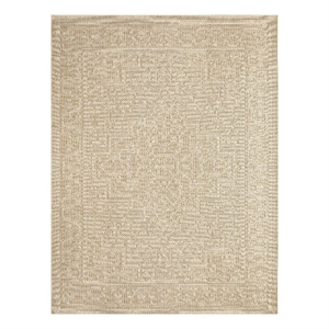 Nourison Home Tulum 10' x 14' Fabric Cream Area Rug