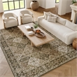 Nourison Home Grafix 10' x 14' Fabric Fabric Green Area Rug