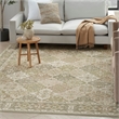 Nourison Home Grafix 10' x 14' Fabric Fabric Green Area Rug