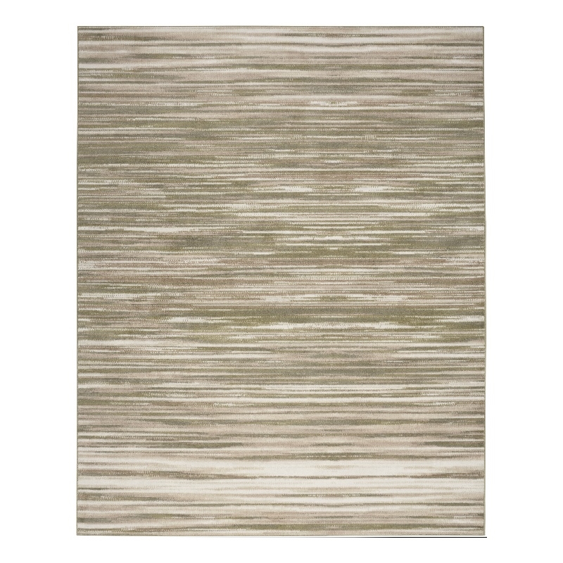 Nourison Home Jubilant 4' x 6' Fabric Green Ivory Area Rug