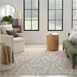Nourison Home Jubilant 4' x 6' Fabric Ivory Beige Area Rug