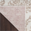Nourison Home Jubilant 4' x 6' Fabric Ivory Beige Area Rug