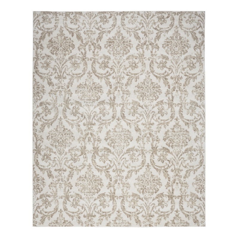Nourison Home Jubilant 8' x 10' Fabric Ivory Beige Area Rug