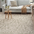 Nourison Home Jubilant 6' x 9' Fabric Olive Area Rug