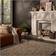 Nourison Home Jubilant 6' x 9' Fabric Olive Area Rug