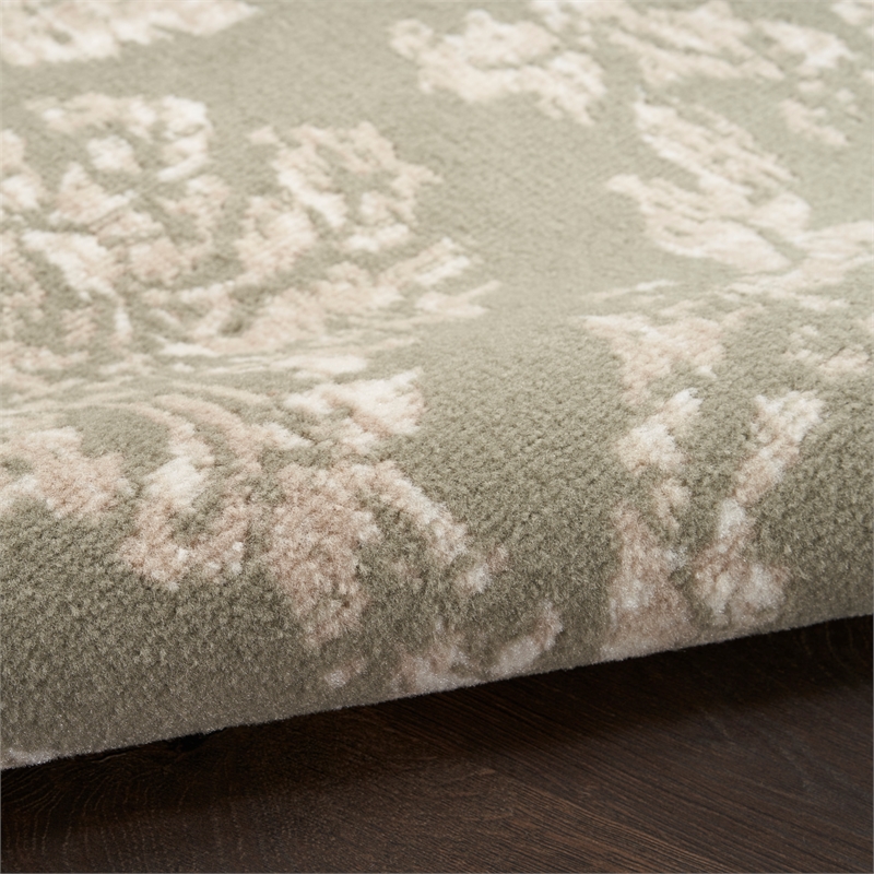 Nourison Home Jubilant 8' x 10' Fabric Olive Area Rug