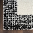 Nourison Home Pacific Shag 5' x 7' Polyester Ivory Black Area Rug