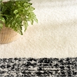 Nourison Home Pacific Shag 8' x 10' Polyester Ivory Black Area Rug