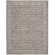 Nourison Home Outlines 9' x 12' Polyester Charcaol Ivory Area Rug