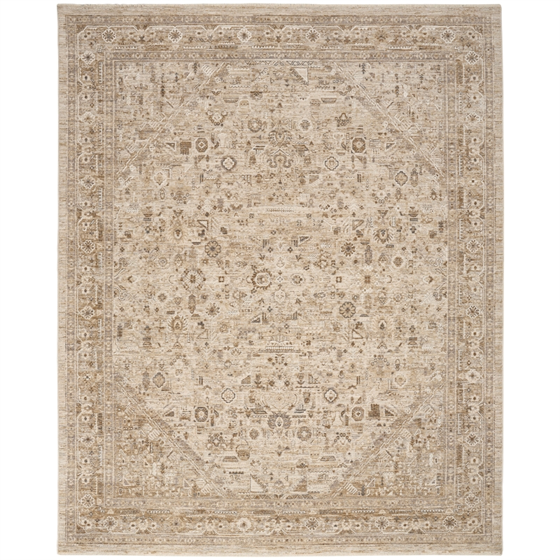 Nourison Home Harbor 8' x 10' Polyester Beige Area Rug
