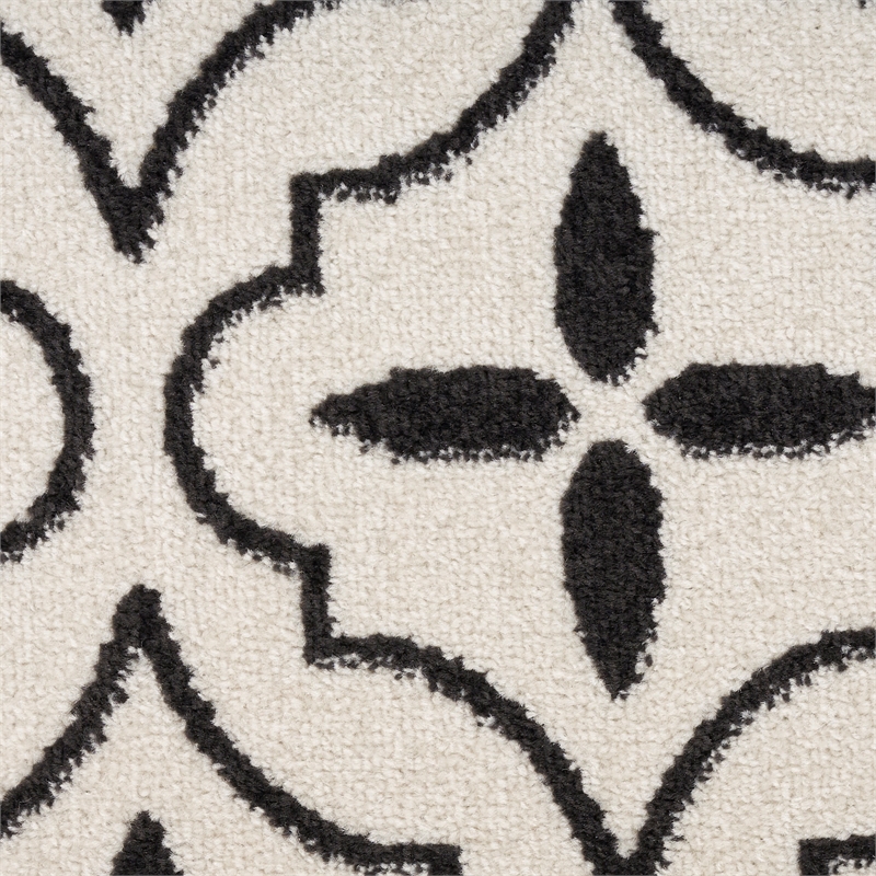Nourison Home Nourison Essentials 8' x 10' Fabric Ivory Black Area Rug