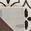 Nourison Home Nourison Essentials 8' x 10' Fabric Ivory Black Area Rug