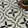 Nourison Home Nourison Essentials 8' x 10' Fabric Ivory Black Area Rug
