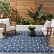 Nourison Home Nourison Essentials 6' x 9' Fabric Navy Ivory Area Rug