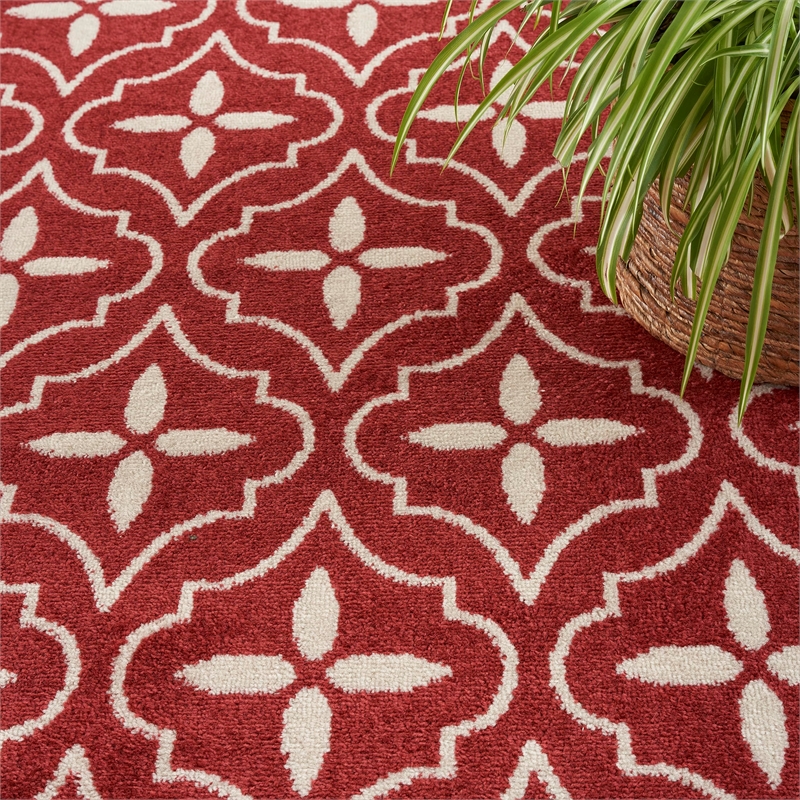 Nourison Home Nourison Essentials 8' x 10' Fabric Brick Ivory Area Rug
