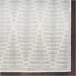 Nourison Home Casual 8' x 10' Fabric Light Grey Area Rug
