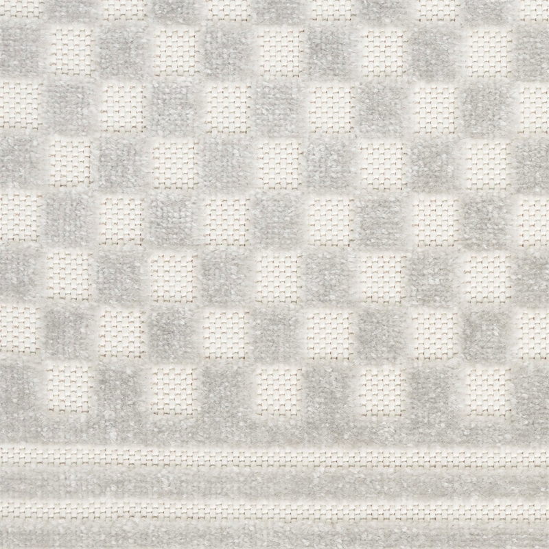 Nourison Home Casual 8' x 10' Fabric Light Grey Area Rug