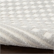 Nourison Home Casual 8' x 10' Fabric Light Grey Area Rug