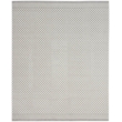 Nourison Home Casual 8' x 10' Fabric Light Grey Area Rug