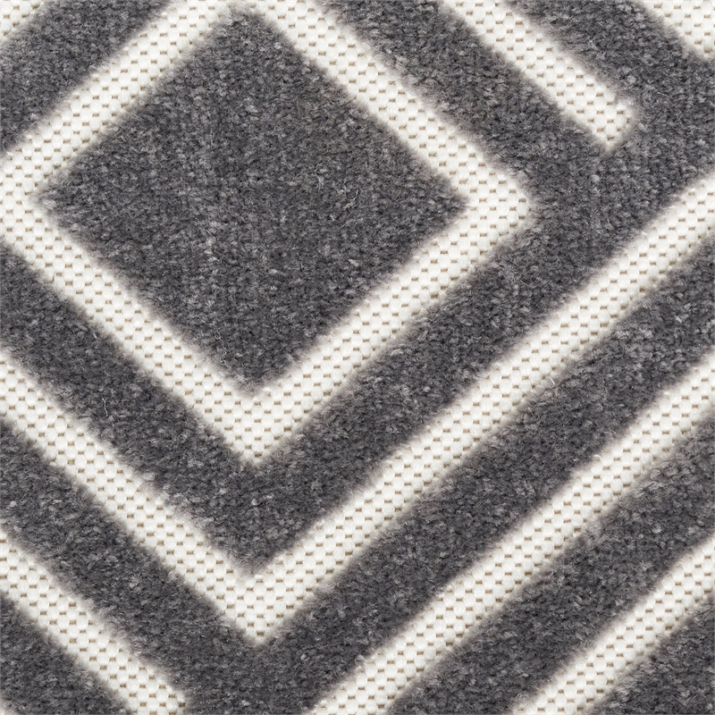 Nourison Home Casual 8' x 10' Fabric Grey Area Rug