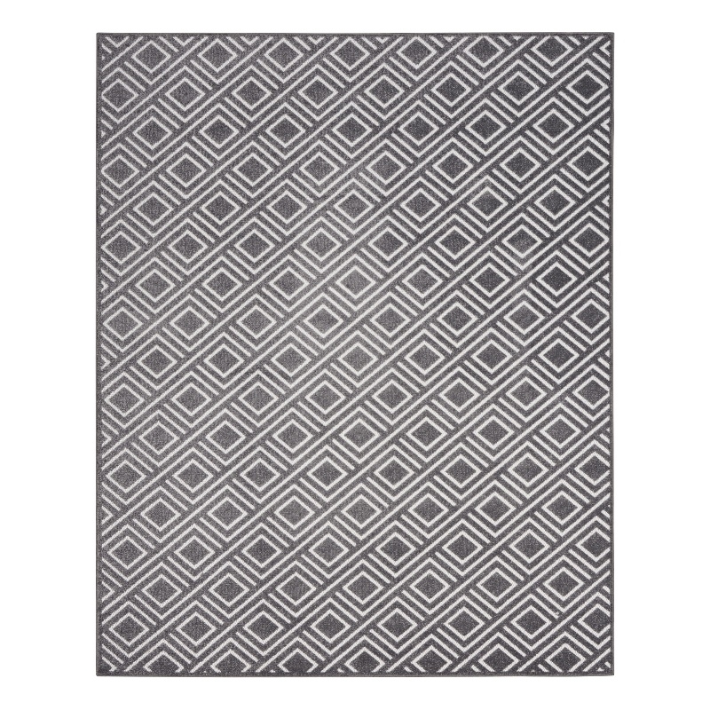 Nourison Home Casual 8' x 10' Fabric Grey Area Rug