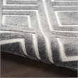Nourison Home Casual 9' x 12' Fabric Gray Area Rug