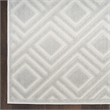 Nourison Home Casual 8' x 10' Fabric Light Grey Area Rug
