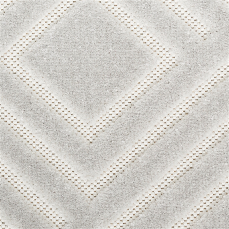 Nourison Home Casual 8' x 10' Fabric Light Grey Area Rug