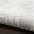 Nourison Home Casual 8' x 10' Fabric Light Grey Area Rug