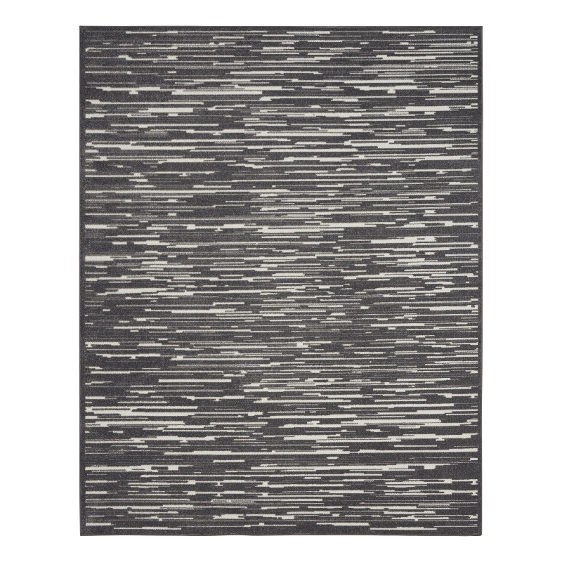 Nourison Home Casual 8' x 10' Fabric Grey Area Rug