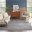 Nourison Home Casual 9' x 12' Fabric Grey Area Rug