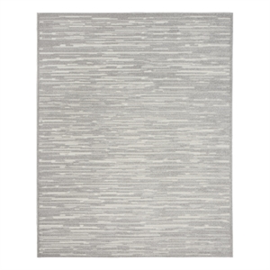 Nourison Home Casual 8' x 10' Fabric Light Grey Area Rug