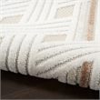 Nourison Home Casual 8' x 10' Fabric Ivory Beige Area Rug