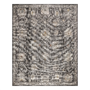 Nourison Home Oushak Home 7' x 10' Fabric Charcoal Area Rug