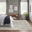 Nourison Home Oushak Home 7' x 10' Fabric Mint Area Rug