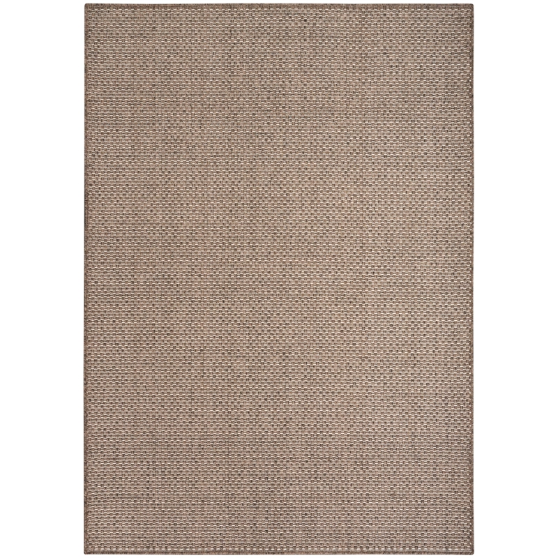 nourison home tulum 5' x 7' fabric brown area rug