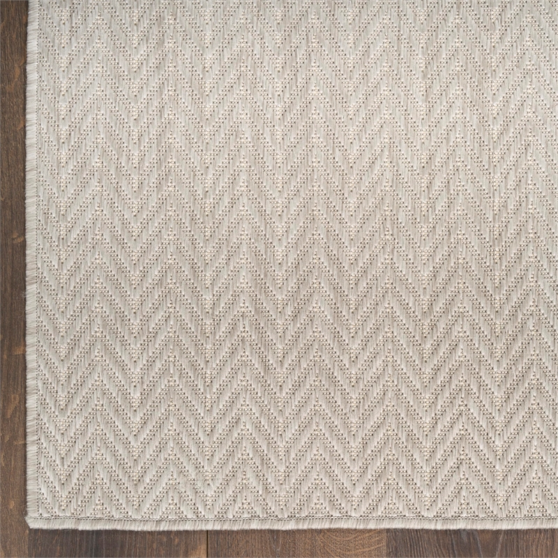 Nourison Home Horizon 6' x 9' Fabric Grey Area Rug