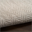 Nourison Home Horizon 6' x 9' Fabric Grey Area Rug