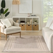 Nourison Home Horizon 6' x 9' Fabric Grey Area Rug
