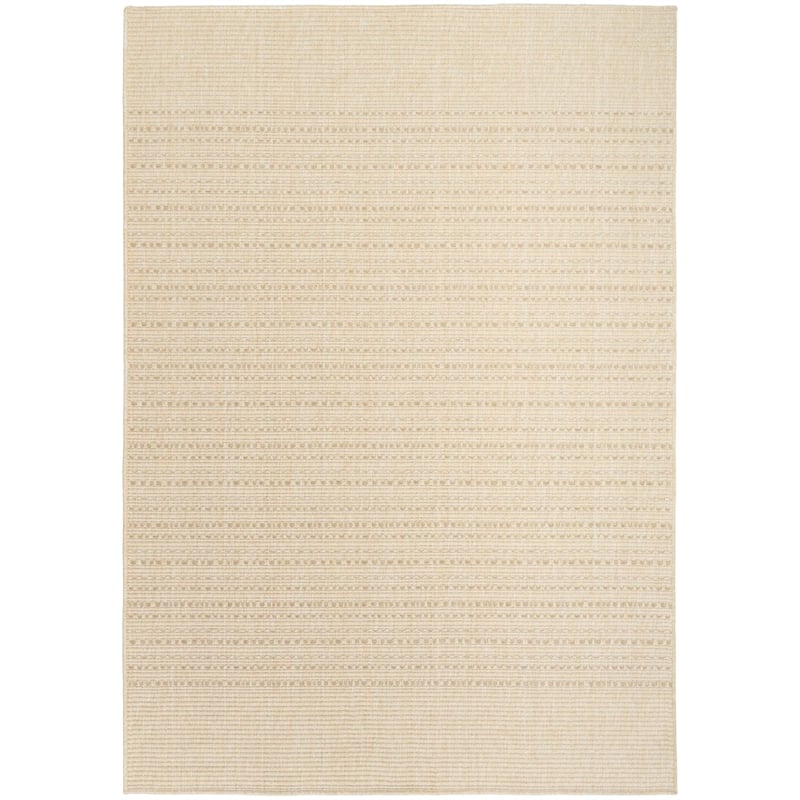 Nourison Home Tulum 5' x 7' Fabric Cream Area Rug
