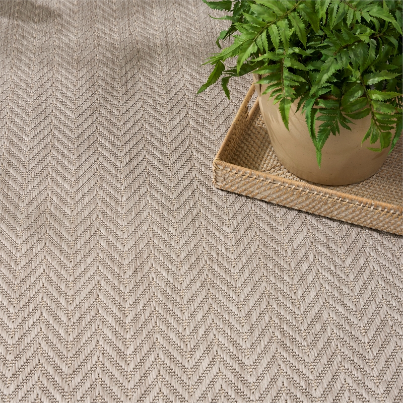 Nourison Home Horizon 8' x 10' Fabric Grey Area Rug
